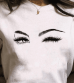ELLA BY TAM <BR><BR>T-SHIRT OLHOS BRANCA - Image 2