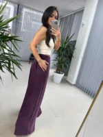 CALÇA FLARED AMEIXA - ELLA BY TAM - Image 2