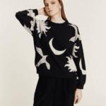 PEPALOVES <BR><BR> CAMISOLA JERSEY SOL E LUA - PRETO E BRANCO