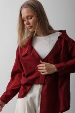 ELLA BY TAM <BR><BR>CAMISA BURGUNDY - Image 4