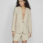 VILA <BR><BR>  BLAZER VIJOLANDA BLEND - LINHO CRU