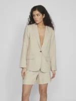 VILA <BR><BR>  BLAZER VIJOLANDA BLEND - LINHO CRU
