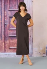 VESTIDO ONLY - ONLMARA - Regular Fit - Castanho