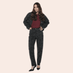 BIGZONE <BR><BR>BLUSAO ANIMAL PRINT AZUL E PRETO - Image 2