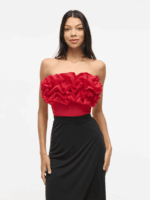 VILA <BR><BR> BODY VITOVE - puppy red / white / black - Image 8