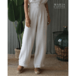 CALÇA CHAMPANHE COM DETALHES - MARIA CATITA