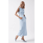 ELLA BY TAM <BR><BR>CALÇA FATO AZUL PASTEL