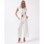 ELLA BY TAM <BR><BR> CALÇA FATO BRANCA