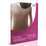 DARA<br><br> CAMISOLA MICROFIBRA - NUDE / PRETO