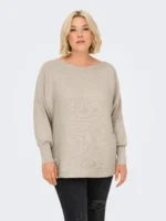 CARMAKOMA <BR><BR> CARNEW ADALINE PULLOVER - PUMICE STONE - Image 4