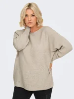 CARMAKOMA <BR><BR> CARNEW ADALINE PULLOVER - PUMICE STONE