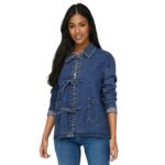 ONLY <BR><BR>CASACO GANGA ONLTHILLE - DENIM BLUE
