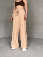 ELLA BY TAM <BR><BR> CALÇA PALAZZO BEGE - Image 4