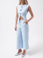 ELLA BY TAM <BR><BR>CALÇA FATO AZUL PASTEL - Image 5