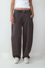 BALMOHK <BR><BR> DENIM SKATER FIT - BARNA FIG / VINTAGE DARK