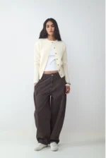 BALMOHK <BR><BR> DENIM SKATER FIT - BARNA FIG / VINTAGE DARK - Image 2