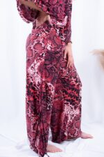 TROPICAL BRASIL  <BR><BR> CALÇA LYCRA ROSA E PRETO - Image 2