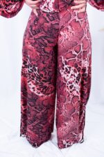 TROPICAL BRASIL  <BR><BR> CALÇA LYCRA ROSA E PRETO - Image 3