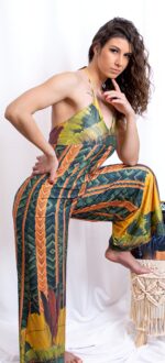 MACACÃO VERDE E LARANJA TROPICAL BRASIL - TAM U