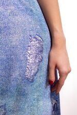 VESTIDO PADRÃO JEANS AZUL TROPICAL BRASIL - TAM U - Image 3