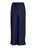 VILA <BR><BR> VIELLETTE HW MIDI SKIRT - VERMELHO Barbados Cherry / AZUL MARINHO Blue Navy / AMEIXA Purple - Image 6