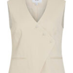 VILA <BR><BR> COLETE VIFLEA TAILORED VEST - CRU