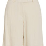 VILA <BR><BR> VIFLEA TAILORED SHORTS - Straight Fit - CRU