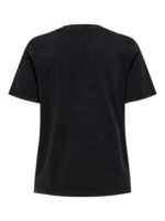ONLY <BR><BR>T-SHIRT ONLONLY LIFE - Regular Fit - WASHED BLACK - Image 2