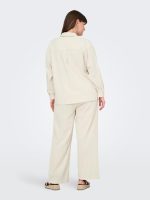 CARMAKOMA <BR><BR>CARTIZANA COTTON LOOSE PANTS - Regular Fit - PUMICE STONE - Image 7