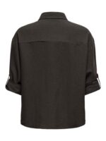 JDY <BR><BR> CAMISA VIGGA - Regular Fit - GREEN / CHOCOLATE / WHITE - Image 8