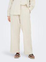 CARMAKOMA <BR><BR>CARTIZANA COTTON LOOSE PANTS - Regular Fit - PUMICE STONE - Image 2