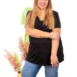CARMAKOMA <BR><BR> T-SHIRT CARBONNIE - Loose Fit - BLACK
