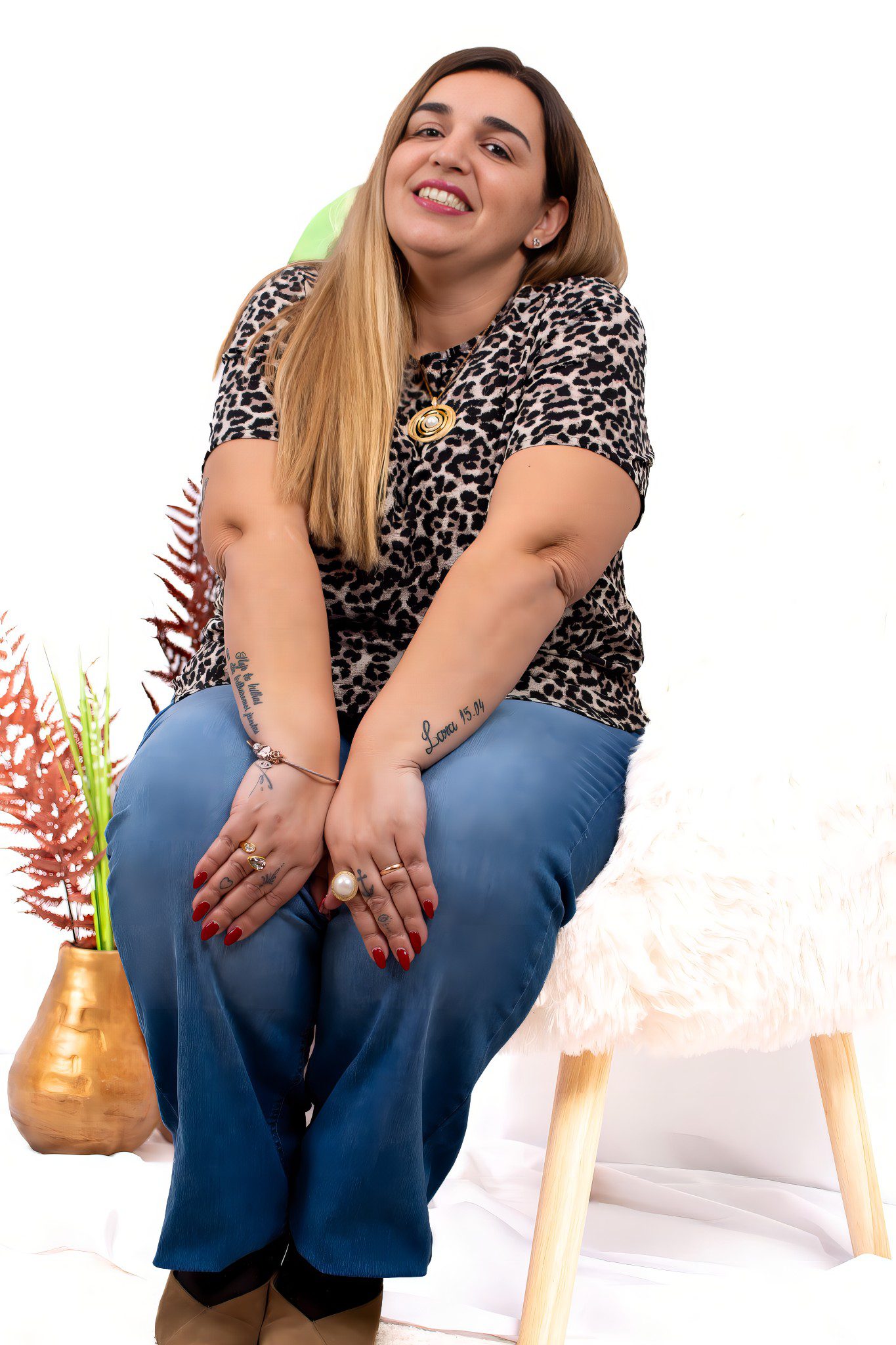 Imagem-61_213753.jpeg CARMAKOMA <BR><BR> T-SHIRT CARVICA - Regular Fit ANIMAL PRINT LEO - Image 1