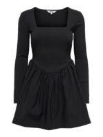 ONLY <BR><BR>ONLMENIA SHORT DRESS BALLOON - BLACK - Image 6