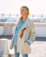 MAÏTTÈ <BR><BR> GABARDINE FORRADA VERDE AGUA - TAM U - Image 9