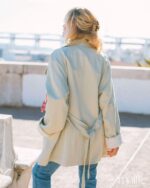 MAÏTTÈ <BR><BR> GABARDINE FORRADA VERDE AGUA - TAM U - Image 5