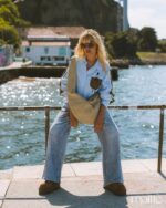 MAÏTTÈ <BR><BR> SACO FORRADO BEGE