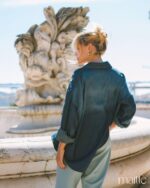 MAÏTTÈ <BR><BR> CAMISA DENIM - TAM U - Image 4