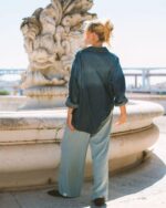 MAÏTTÈ <BR><BR> CAMISA DENIM - TAM U - Image 2