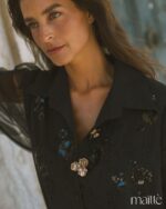 MAÏTTÈ <BR><BR> CAMISA PRETA - TAM U - Image 7