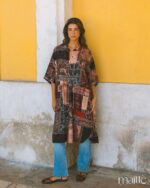 MAÏTTÈ <BR><BR> VESTIDO/TÚNICA TONS BURGUNDY - TAM U - Image 6