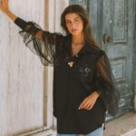 MAÏTTÈ <BR><BR> CAMISA PRETA - TAM U