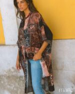 MAÏTTÈ <BR><BR> VESTIDO/TÚNICA TONS BURGUNDY - TAM U - Image 3