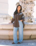 MAÏTTÈ <BR><BR>CAMISA COM TULE - TAM U - Image 7