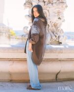 MAÏTTÈ <BR><BR>CAMISA COM TULE - TAM U - Image 3