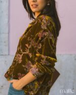 MAÏTTÈ <BR><BR>CAMISA VELUDO - TAM U - Image 3