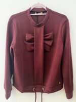 BIGZONE<BR><BR>  SWEATSHIRT - PRETO / CRU / BORDEAUX - Image 2