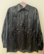 ELLA BY TAM<BR><BR> CAMISA ENRUGADA - WENDY TRENDY by ELLA BY TAM - CINZA - TAM U