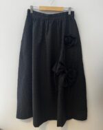 ELLA BY TAM<BR><BR> SAIA MAXI RODADA - FLY OUT by ELLABYTAM - PRETO - TAM U