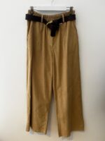 ELLA BY TAM<BR><BR> CALÇA BOMBAZINA -  VERDE / BEGE / CASTANHO / BORDEAUX - TAM U - Image 4